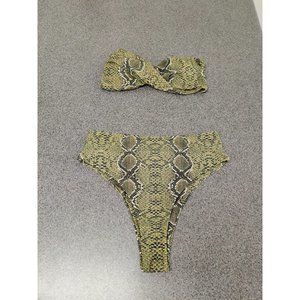 Zaful Bikini Snakeskin set both XL (Size 10)